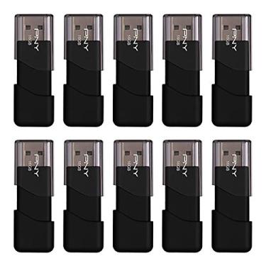 Imagem de PNY Pen Drive 16GB Attaché 3 USB 2.0, pacote com 10, preto (P-FD16GX10ATT03-MP)