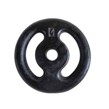 Imagem de Anilha Ferro Fundido Pintada Fitness Academia 4,0 Kg