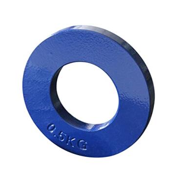 Imagem de simhoa Fracionados de aço, 2'' Barbell Power Lifting Micro Peso Progressive Trainer Equipamento de Treinamento Acessórios, 0,5 kg verde