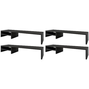 Imagem de Kit 04 Suportes Para Monitor Stand Home Office Lap 90 cm L03 Preto - Lyam