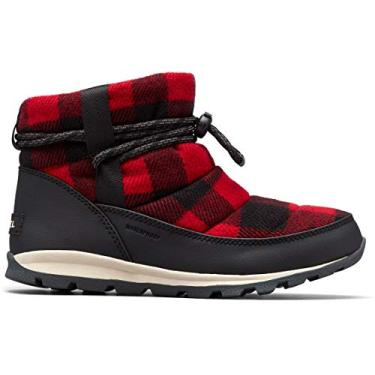 Imagem de Bota de Neve Feminina Whitney Curta Sorel, Red Dahlia, 6