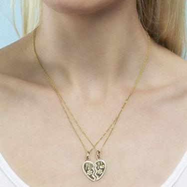 Imagem de  Colar para Melhores Amigos Amigos 2 Conjunto Teen Girls BFF Chic H