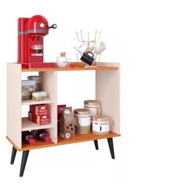 Imagem de APARADOR BUFFET MARIA CANTINHO CAFÉ NICHO DECORAÇÃO COZINHA SALA JANTAR ORGANIZADOR -Off/Cinamomo