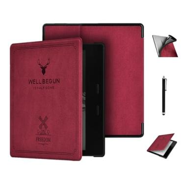 Imagem de Capa para Kindle Oasis de 7 polegadas 10ª geração, versão 2019 e 9ª geração, versão 2017 - à prova d'água, TPU, capa protetora leve, à prova de quedas e durável