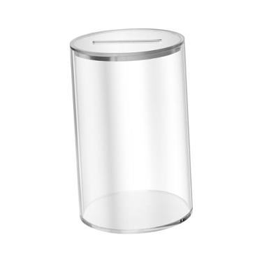 Imagem de Ｂｅｓｇａ Caixa de poupança de dinheiro acrílico banco de dinheiro transparente jarra cofrinho para crianças, S