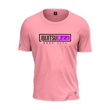 Imagem de Camiseta Personalizada Jiu Jitsu Classico Purple Shap Life-Unissex