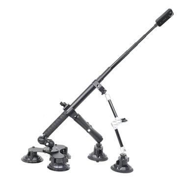 Imagem de Fotoleey Kit de montagem de carro com sucção de câmera 360 para Insta360 X5/X4/X3, para GoPro Hero13/12/11/10, para DJI 360, para filmagem de carro de baixa altitude resistente, 5 ventosas com haste