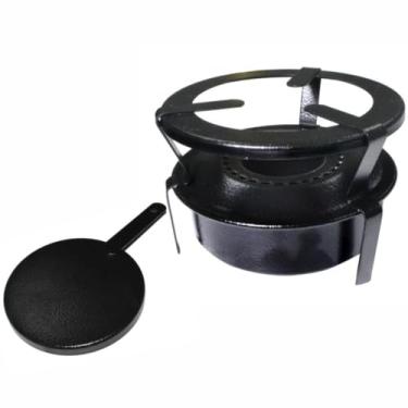 Imagem de Fogareiro Fogão Portátil Espiriteira A Àlcool Camping Pesca