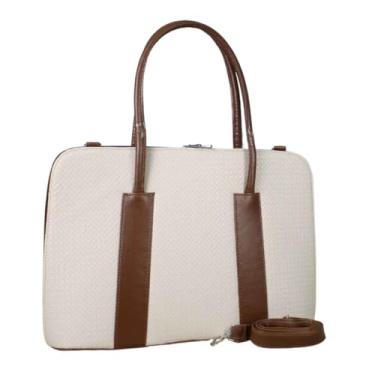 Imagem de Bolsa Pasta Para Notebook Executiva Indiana Luxo Para Até 15 Polegadas Ideal Para Carregar Mouse Carregador (BOL6-MF)