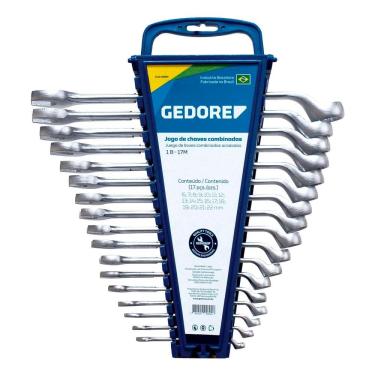 Imagem de Jogo de Chaves Combinadas com 17 peças 6 MM a 22 MM - Gedore 002604