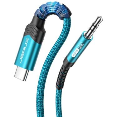 Imagem de JSAUX Cabo USB C para áudio auxiliar de 3,5 mm [1 m], USB tipo C para fone de ouvido estéreo de 3,5 mm compatível com iPhone 16 Pro Max/15 Pro Max, iPad Pro, Samsung Galaxy S24 S23 Ultra, Pixel
