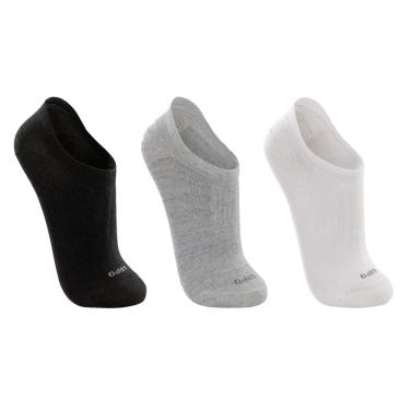 Imagem de Kit 3 Pares Meia Lupo Sport Soquete Sapatilha Invisível