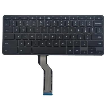 Imagem de WWGTMC Teclado de substituição para laptop Acer Chromebook 311 C722, Chromebook 511 C734 C734T C741L C741T, Chromebook série 512 C852 com teclado Power Key US Layout NK.I111S.0C8