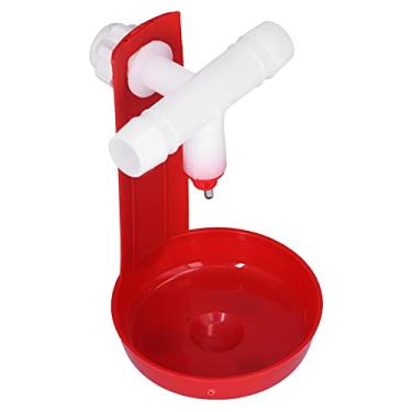 Imagem de Bebedor Automático para Aves, 10 Conjuntos de Copo para Beber Frango Com Encaixe Em Camiseta Branca, Feito de Plástico, Resistente a Produtos Químicos, Adequado para Frango,