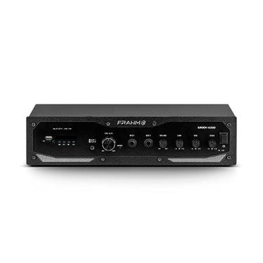 Imagem de Amplificador Receiver Profissional 400W, Bluetooth, FM, USB, Classe D, 2 Canais GR 4200 Frahm - 32317