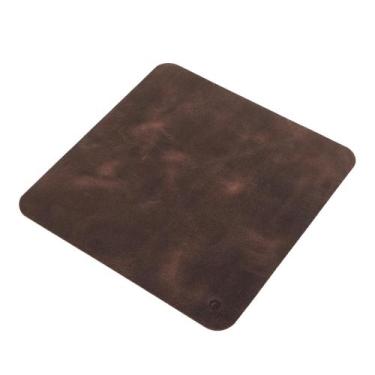 Imagem de Mousepad Couro Legítimo Sem Costura Couro50 20X20 01, Dourado