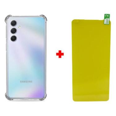 Imagem de Capa Anti Impacto Compatível Galaxy M54 Case + Pelicula Gel - Mustang