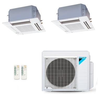 Imagem de Ar-Condicionado Multi Split Inverter Daikin 34.000 (2x Evap Cassete 4 Vias 20.000) Quente/Frio 220V