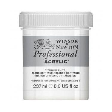 Imagem de Tinta Acrílica Winsor & Newton Professional Titanium White 237ml - WIN