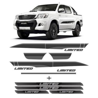 Imagem de Kit Faixa Hilux Limited Edition 2015 + Soleira Protetora - SPORTINOX, 