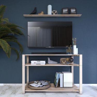 Imagem de Conjunto Sala Rack Painel Aparador Multiuso Cantinho Café - Technox