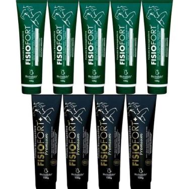 Imagem de Kit 5 Pomada Massageadora Fisiofort 150g + 4 Pomada Massageadora Fisio