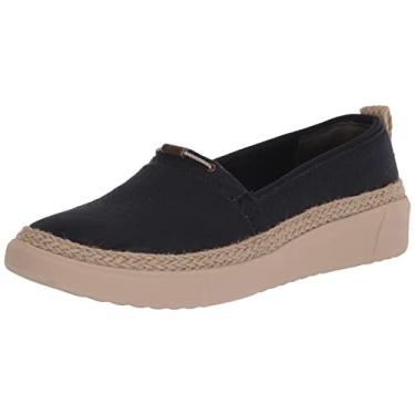 Imagem de BZees Tênis feminino Maui Slip-On, Blazer azul-marinho com folha de palmeira, 38