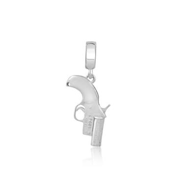 Imagem de Pingente Glam Flare Gun 10 mm Prata Polida - Hera Gamers