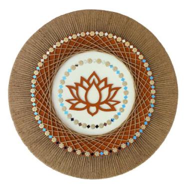 Imagem de Mandala Flor de Lótus/Resiliência e Renovação 60cm - Aqui Tem Magia