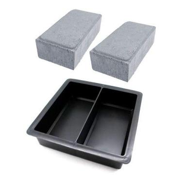 Imagem de Forma Dupla Para Tijolinho Paver Gme Formas 20x10x8- 2 Un