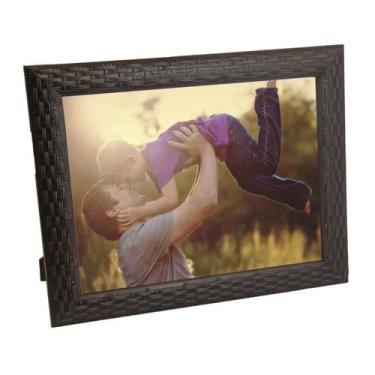 Imagem de Porta Retrato de Madeira Palha 20x25 - PR21-04 Tabaco - TUDOPRAFOTO