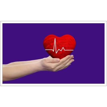 Imagem de Quadro Decorativo Medicina Amor Profissão Médicos Consultórios Decoraç