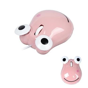 Imagem de Samudgate Mouse com fio, lindo mouse USB em forma de sapo, pequeno mouse óptico com fio, mouse de computador portátil 1601 DPI para viagens, escritório, casa, laptop, computador