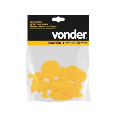 Imagem de Ventosas De Nylon Para Martelinho De Ouro Com 18 Pcs - Vonder