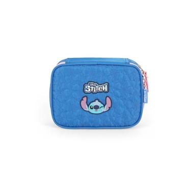 Imagem de Estojo Luxcel Stitch Box 1Fechos Azul Et47748sc