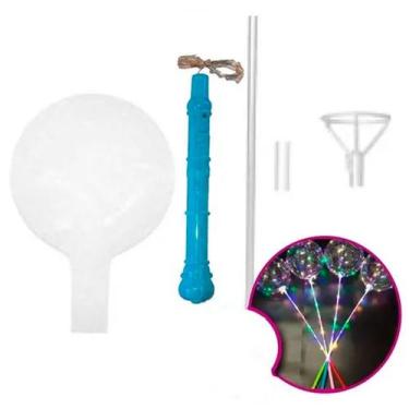 Imagem de Kit Bubble Azul com Led Colorido - 1 unidade - PartiuFesta - Rizzo