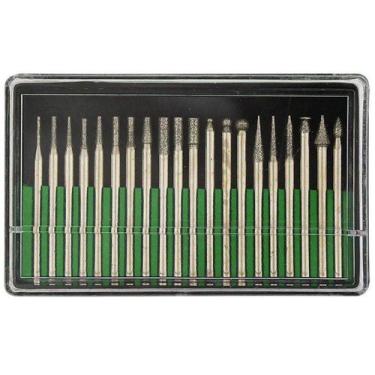 Imagem de Kit para Micro Retífica Western W-20P - 20 Peças com Estojo