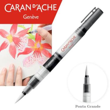 Imagem de Pincel Reservatório Caran D'Ache WaterBrush Ponta Larga - CARAN DACHE