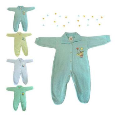 Imagem de Macacao Para Recem Nascido Rn Kit Com 5 Pçs Qualidade Top - Jolen Baby