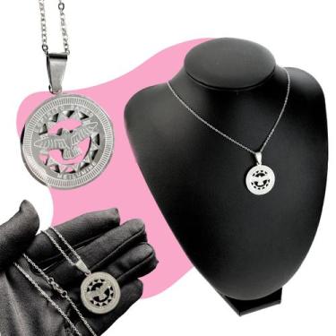 Imagem de Colar Corrente + Pingente Divino Espírito Santo Presente - EEA SEMI JO