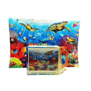 Imagem de Quebra-cabeça Puzzle Fundo do Mar de 300 peças - Reidopendrive