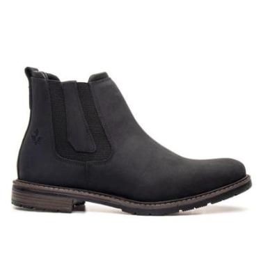 Imagem de Bota Masculina Chelsea Couro Legitimo Macio Casual Sola de Borracha 5010-Masculino