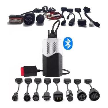 Imagem de Scanner Automotivo Delphi Autocom Bluetooth Obd2 + 16 Cabos