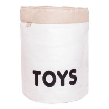 Imagem de Cesto Organizador Para Brinquedos  - Bebê & Enxoval, Toys Cru/Cáqui