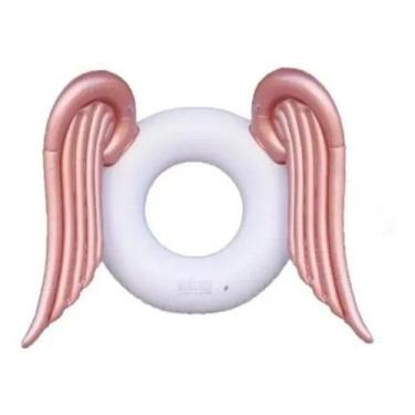 Imagem de Boia Anjo Asas Inflável 170x110cm Piscina Praia - blessed, Rosa