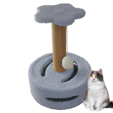 Imagem de Arranhador para Gatos Bola Brincadeira Arranhar Brincar Pet Shop Sisal