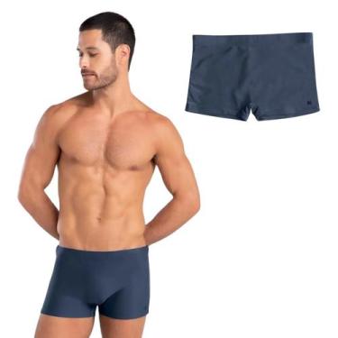 Imagem de 300.05 Mash Sunga Boxer Lisa Adulto com Vivo Lateral, P, Cinza chumbo