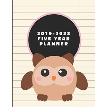 Imagem de 2019-2023 Five Year Planner: Owl Themed Weekly Diary