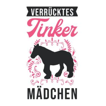 Imagem de Tinker Notizbuch: Verrücktes Tinker Mädchen Irish Tinker / 6x9 Zoll / 120 karierte Seiten Seiten