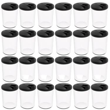 Imagem de Kit 24 Farinheiras Porta Farofa Temperos 400ml Crippa Preto Restaurantes